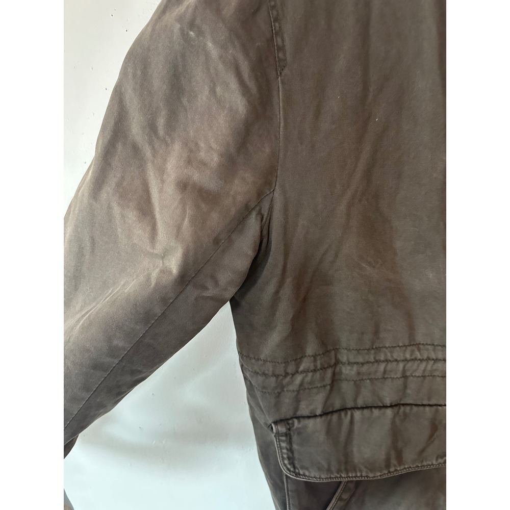 Jeep Classic Fashion Mens XXXL Olive Canvas Quilted Field Jacket Utility Coat - Picture 14 of 16